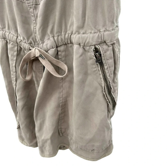 Aritzia Wilfred Free Beatriz Drawstring Overall Romper Ashen Gray Size XS - Picture 5 of 10